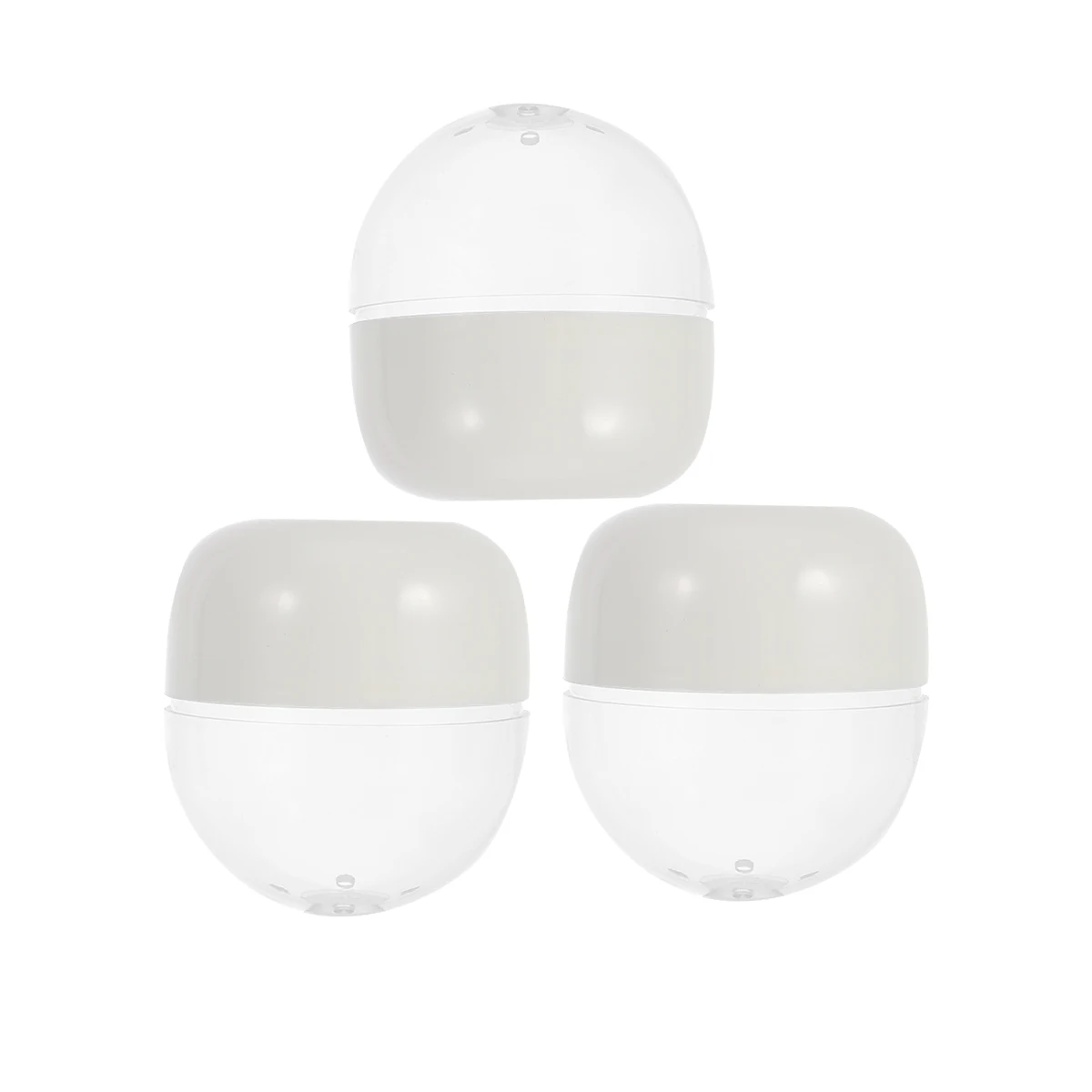 

3Pcs Makeup Sponge Storage Case Beautiful Breathable Travel Size Portable Lightweight Compact Easy Deformation