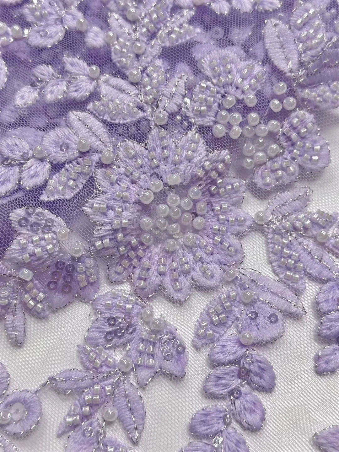 قماش دانتيل أفريقي 5 ياردات، قماش دانتيل شبكي مطرز من قماش الجاكار النيجيري مع خرز وترتر لخياطة فستان الحفلات