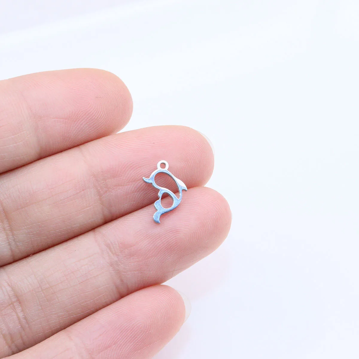 10pcs Wholesale StainlessSteel Anchor High Quality Mirro Polish Women Charm Pendant DIY Necklace Bracelets Unfading Colorless