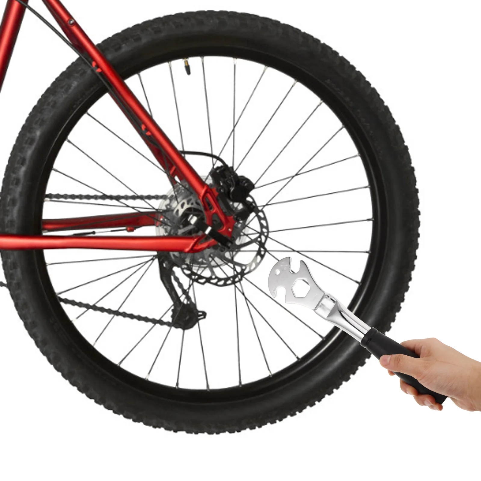 

Mountain Bike Pedal Spanner Durable Repair Tool Lightweight Compact Handheld Wrench for Road Cycling Wrench for Bike