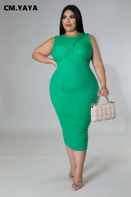 Plus Size Bodycon Midi Dresses Knitted Plus Size Dress Summer Plus Size Women Aliexpress