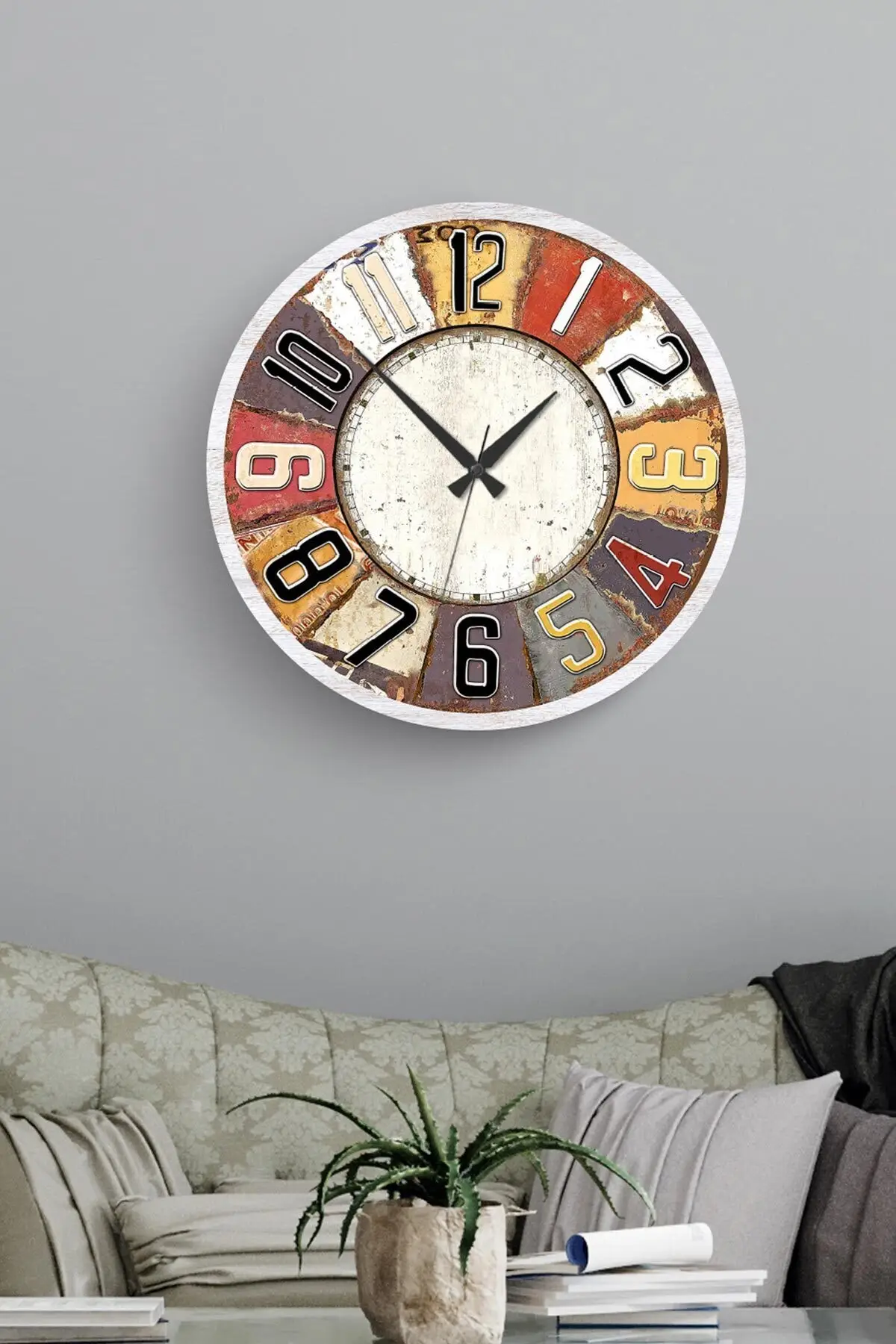 Mdf Wall Clock 55 cm