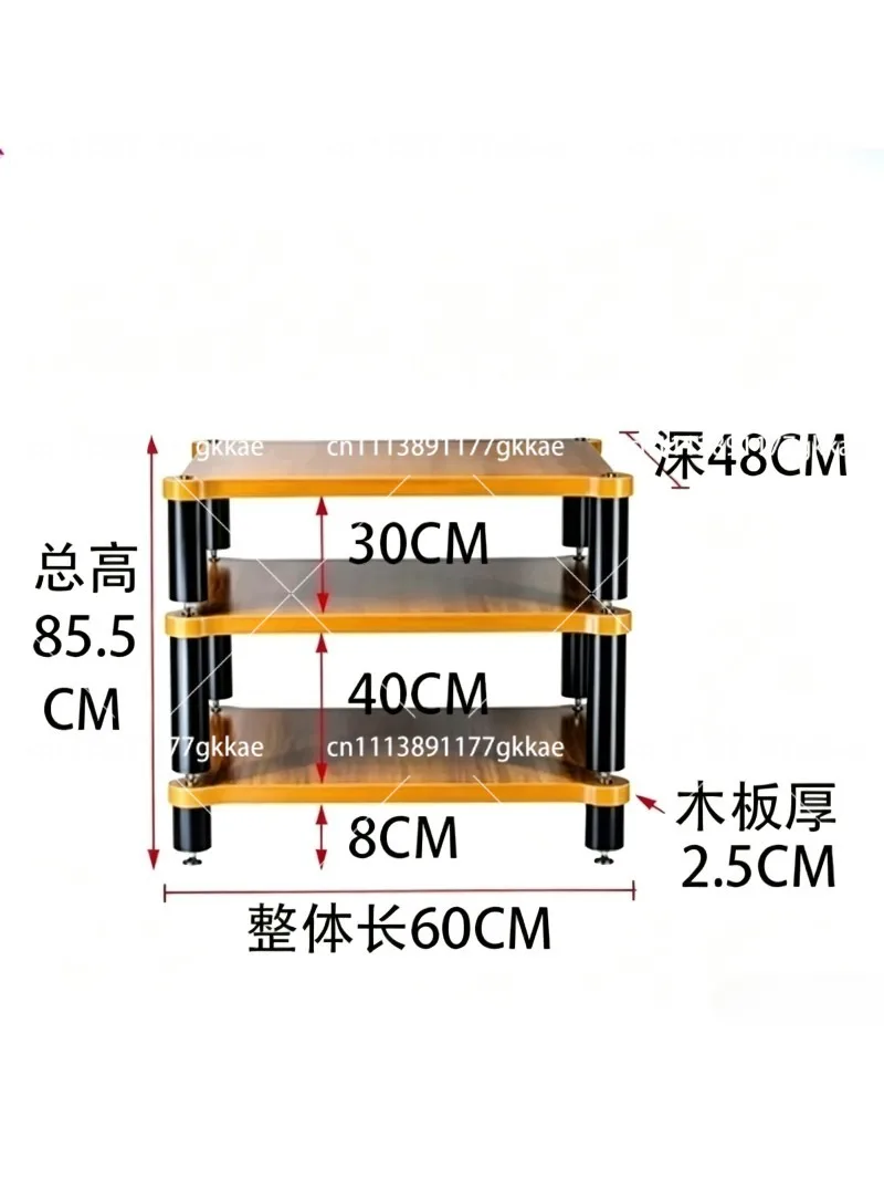 HIFI Solid Wood Audio Speaker shelf Amplifier Cabinet Amplifier Cabinet Projector Shock Absorber Rack