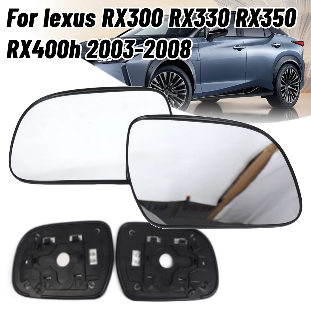 

Left/Right Side Wing Mirror Glass Heated Spherical 87901-48070 87901-48050 for Lexus RX300 RX330 RX350 RX400h