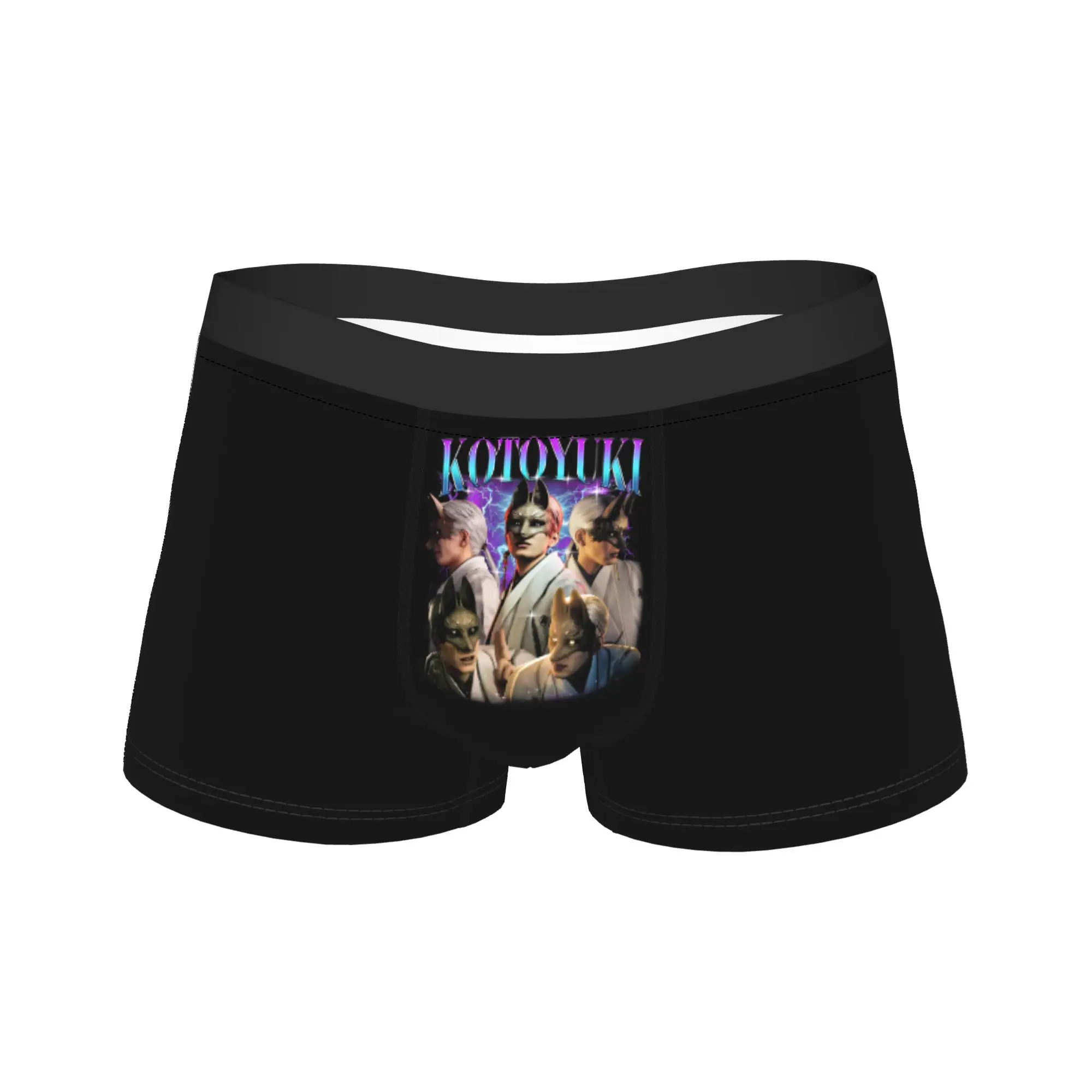 

Men Silent Hill F Tsuneki Kotoyuki Fox-Mask Boxer Briefs Shorts Panties Soft Underwear Horror Male Printed Plus Size Underpants