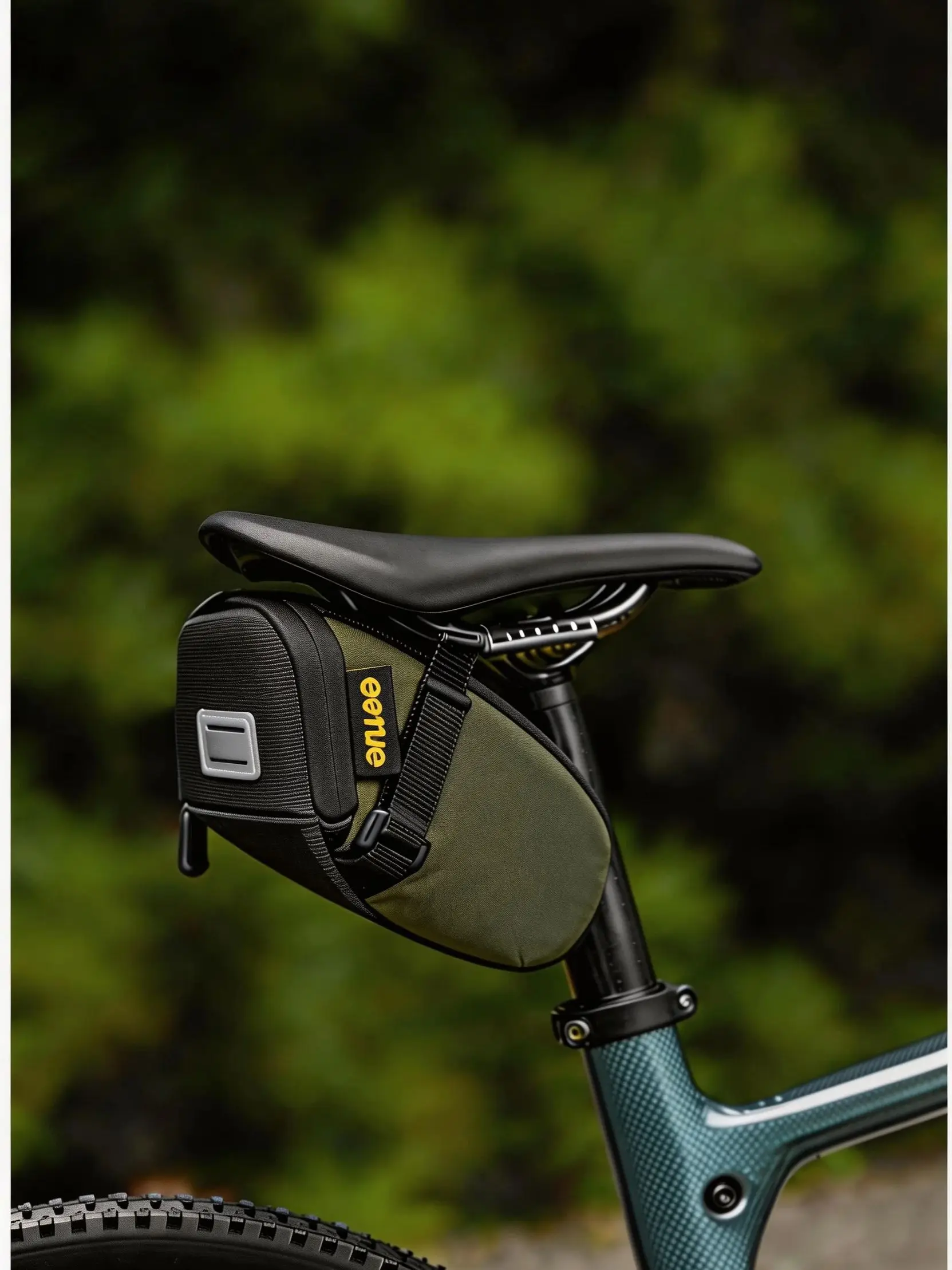 

Bicycle Saddle Bag 1.3L Large Capacity Waterproof Scratch Resistant 600D Polyester MTB Road Bike Tool Kit Bag