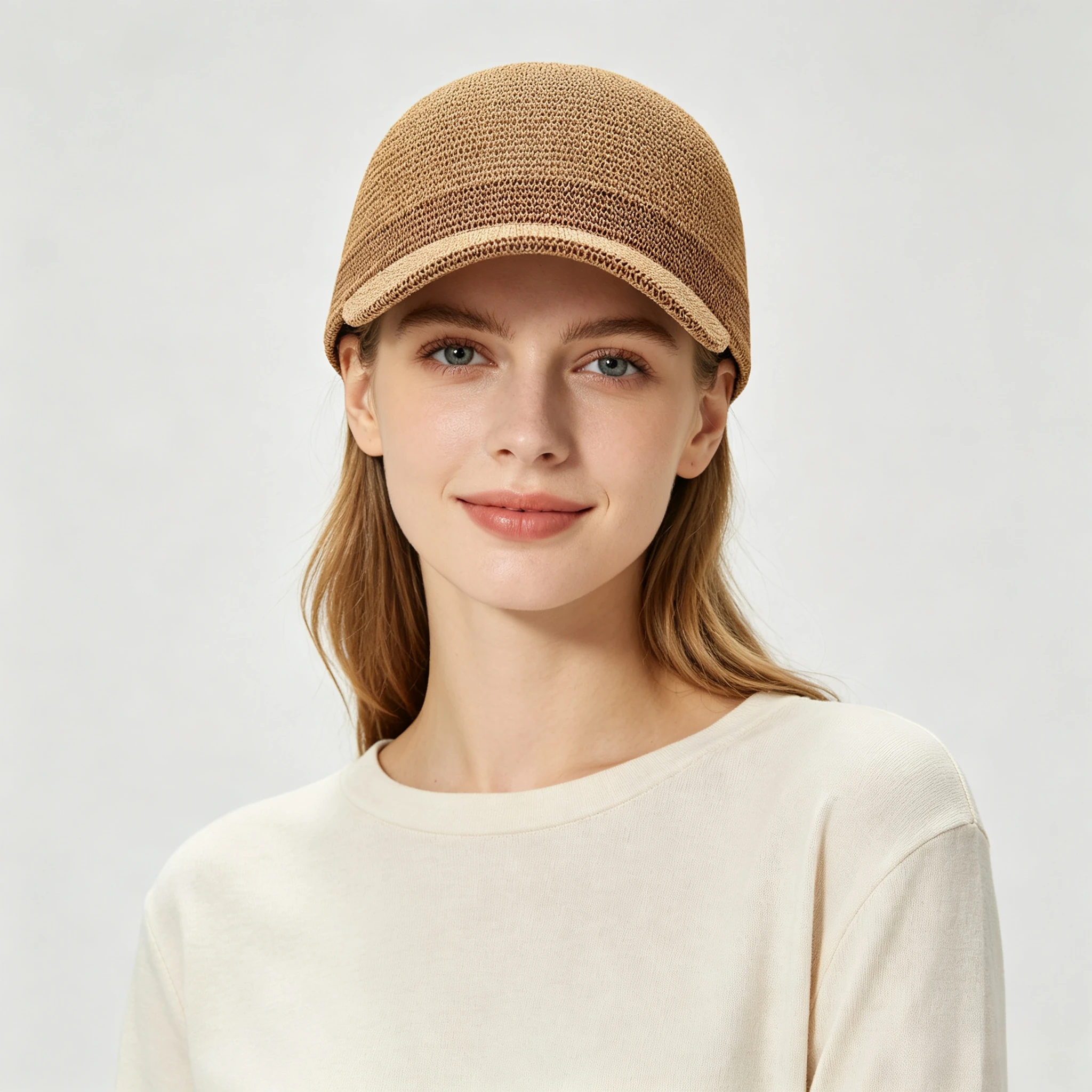 Literarischer Sonnenhut aus festem Papierstroh, verstellbare, atmungsaktive Baseballkappe, UV-Schutz für Damen, Strand, Straße, passende Outfits – Detail 5