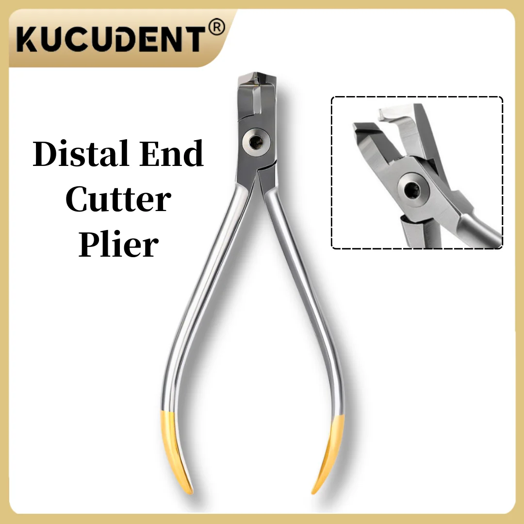 Dental Orthodontic Pliers Set - Distal End Cutter, Ligature Cutter & Band Remover for Niti Wire Cinch Back & Arch Bending
