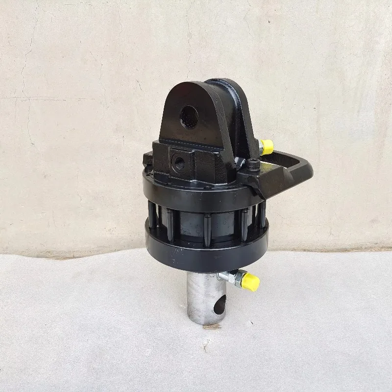 Mini Excavator Tilt Rotator Hydraulic Log Grapple & Worm Rotator Attachment