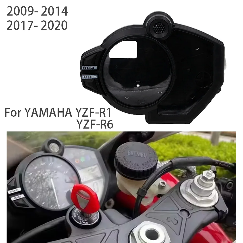 

Speedometer Instrument Case Gauge Odometer Tachometer Housing Cover Fit Yamaha YZF R1 2009 2010 2011 2012 - 2014 R6 2017 - 2020