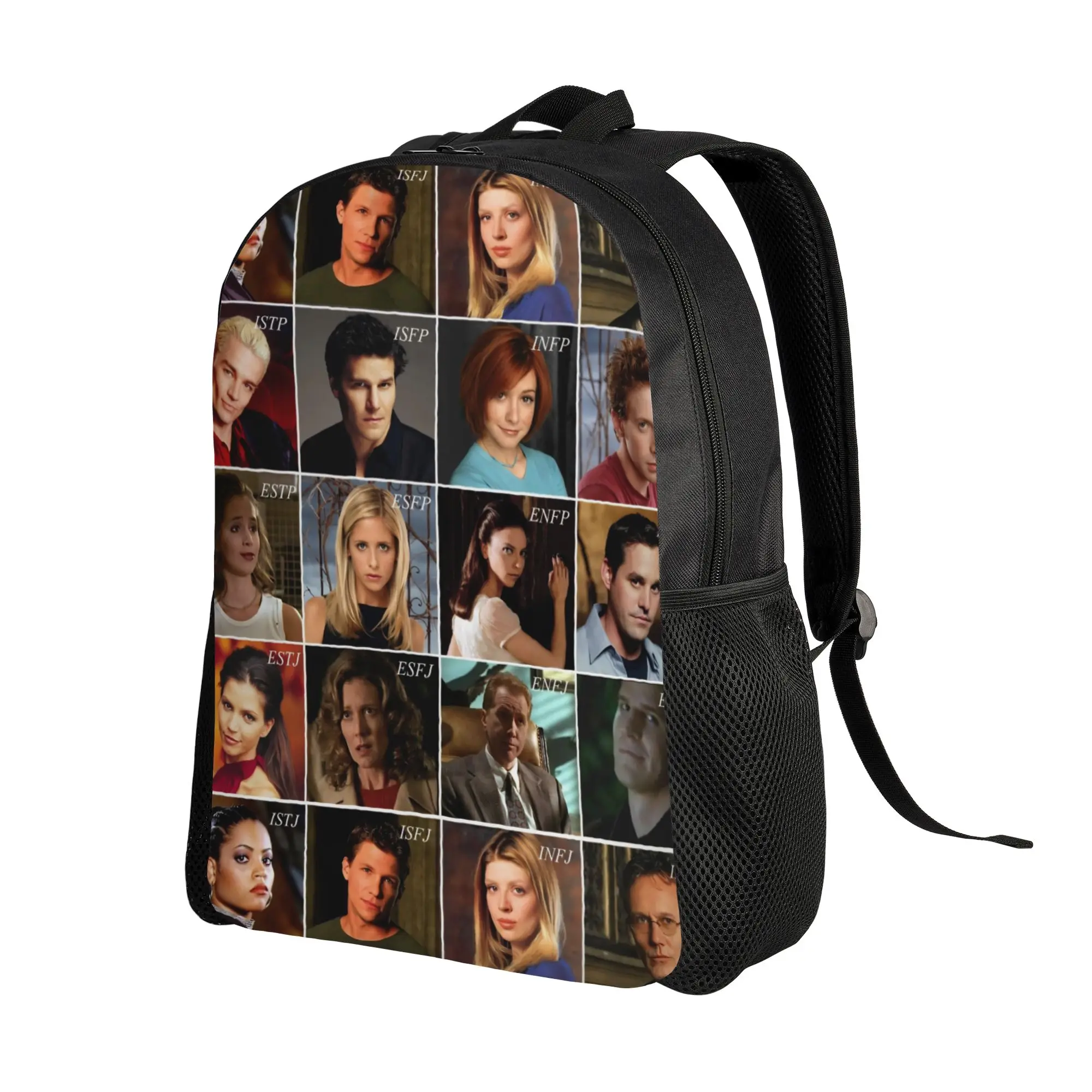 Buffy the Vampire Slayer Movie Backpack for Men Women Cool Student Business Daypack  Laptop Canvas Bags Gift