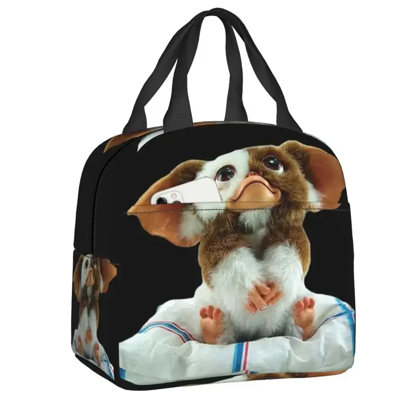 

Gizmo With Umbrella Resuable Lunch Box Women Multifunction Gremlins Mogwai Monster Cooler Thermal Food Insulated Lunch Bag Kids