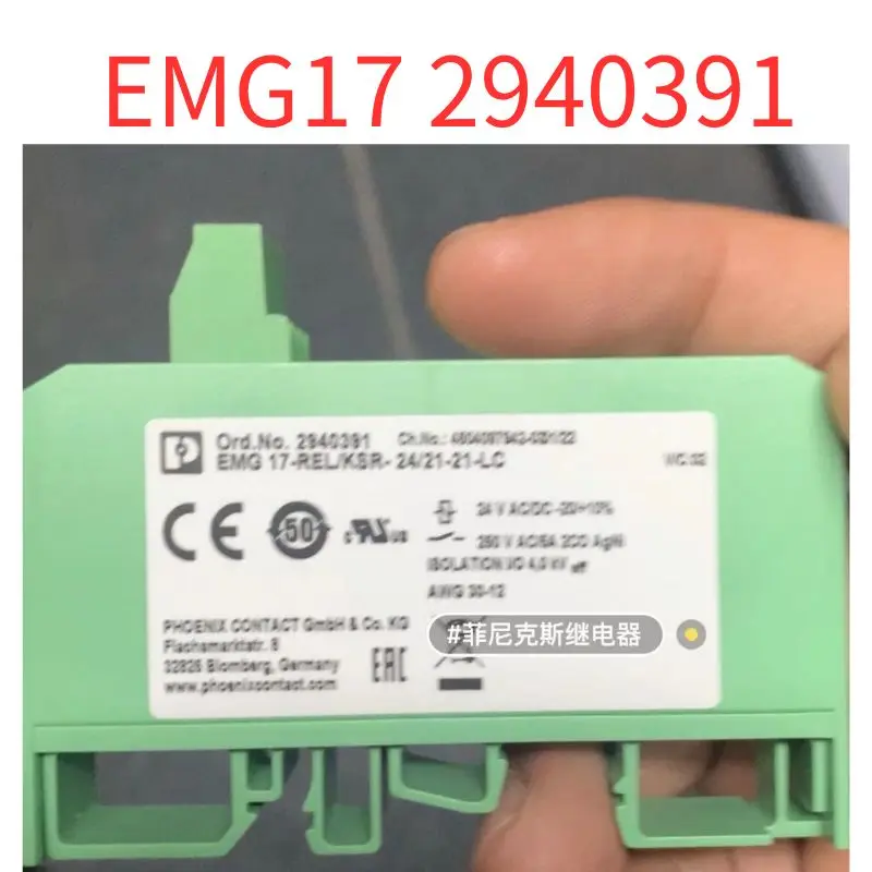 Brand New  Relay EMG17 2940391 EMG 17-REL/KSR-24/21-21-LC