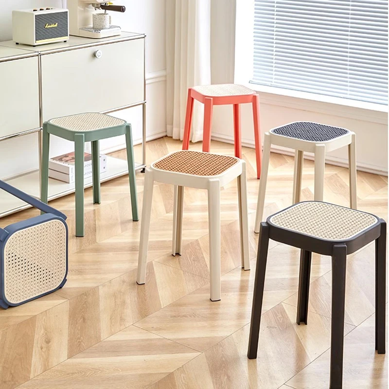 Nordic Simplicity Dinning Stool Household Kitchen Wooden Stool Modern Living Room Taburete Silla Cocina Home Furniture