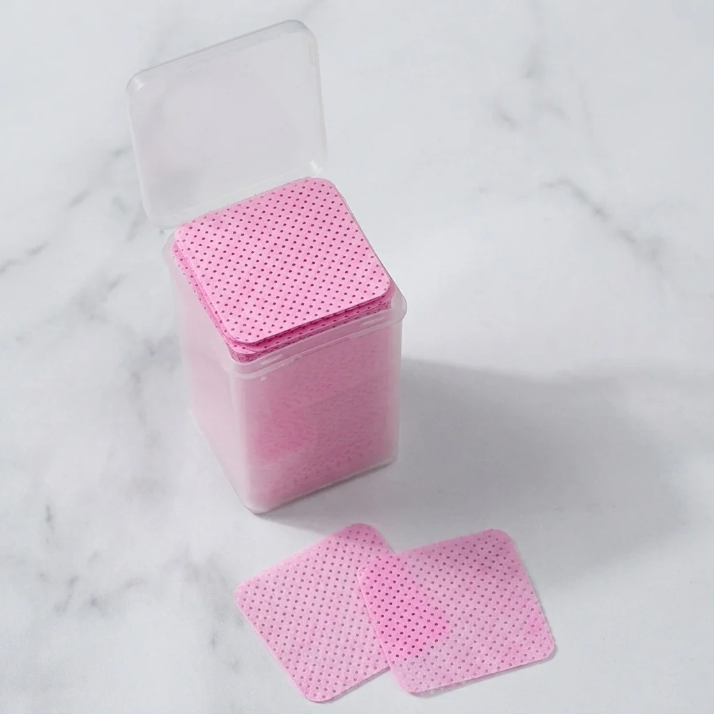 200 unidades de Lenços de Algodão Sem Fiapos para Unhas, Descartáveis, para Limpeza de Pontas de Gel UV, Almofadas de Papel para Manicure