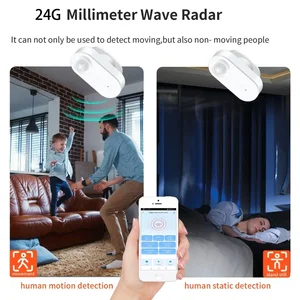Tuya Zigbee menschliche Präsenz und PIR -Bewegungserkennungssensor, Luminanzdetektor, Batteriebetrieb, Zigbee2MQTT, Home Assistant 8 Hauptverkaufssensorbewegung zu Batterien - №8