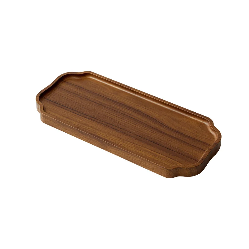 

Retro Small Tea Trays Rectangle Afternoon Tea Multi-functional Party Tea Trays Serving Wood Home Чайн Поднос MHCP