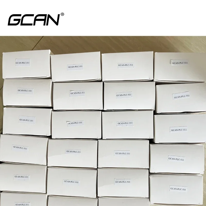 GCAN PLC Bus Adapter Master/Slave Device DC24V Supports RS232/RS485/Ethernet/CAN Communication, CANopen, Modbu Protocol