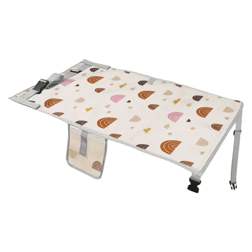 Tempat Tidur Bayi Portabel untuk Perjalanan Pesawat, Nyaman dengan Sandaran Kaki, Alas Kaki Anak, Perpanjang Kursi, Dapat Dilipat
