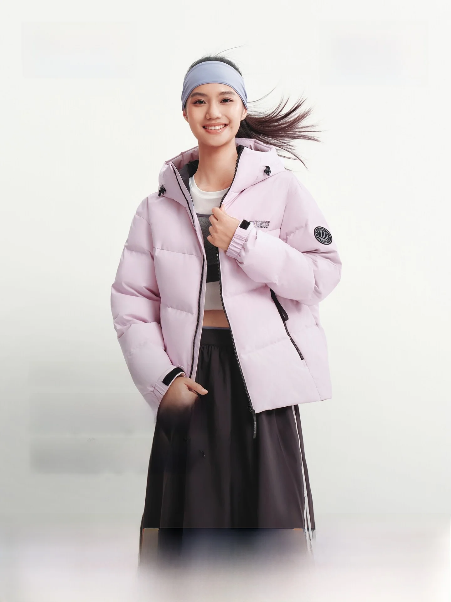 

Bosideng 2026 New Women's Short Sporty Style down Jacket 90 Duck down Warm Bread Coat Unisex Long Sleeve Zipper Closure City ...