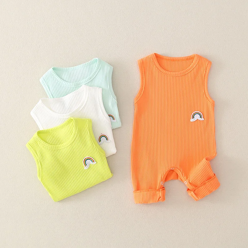 

Baby baby summer Cotton Romper Baby Girl Clothes Sleeveless Overalls NewBorn Baby Jumpsuit Infantil Baby Boy Clothing