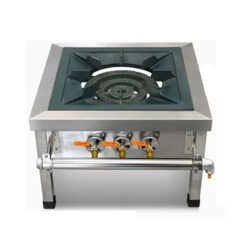 Hot Sale Commercial Kitchen Appliances Single Burner Gas Stove From China Factory With Good Price Single Head 3 Ring 3 Control
