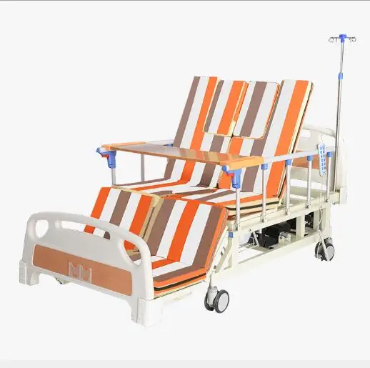 Cheap price adjustable nursing 2 crank manual medical hospital bed