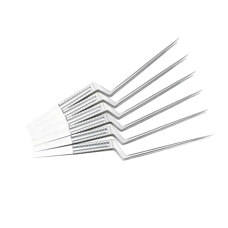 

1pcs Teethed Serrated Forceps Tweezers Grasping Tissue and Tumors Stainless Steel Micro Forceps