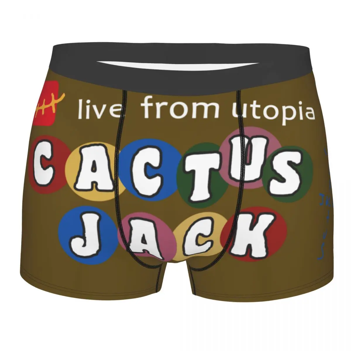 

Cactus Men's Boxer Briefs Highly Breathable Underpants Top Quality 3D Print Shorts Birthday Gifts