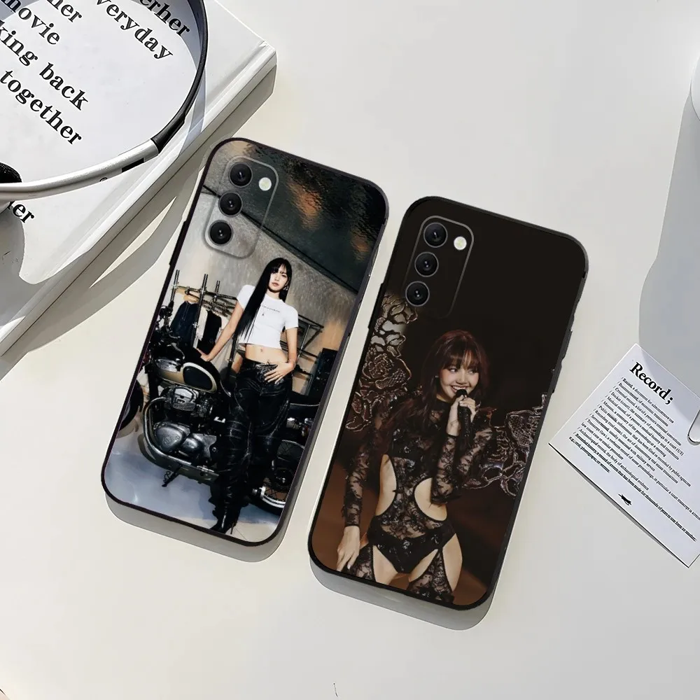 Singer L-LisaS Phone Case For Samsung Galaxy A13,A21s,A22,A31,A32,A52,A53,A71,A80,A91 Soft Black Shell