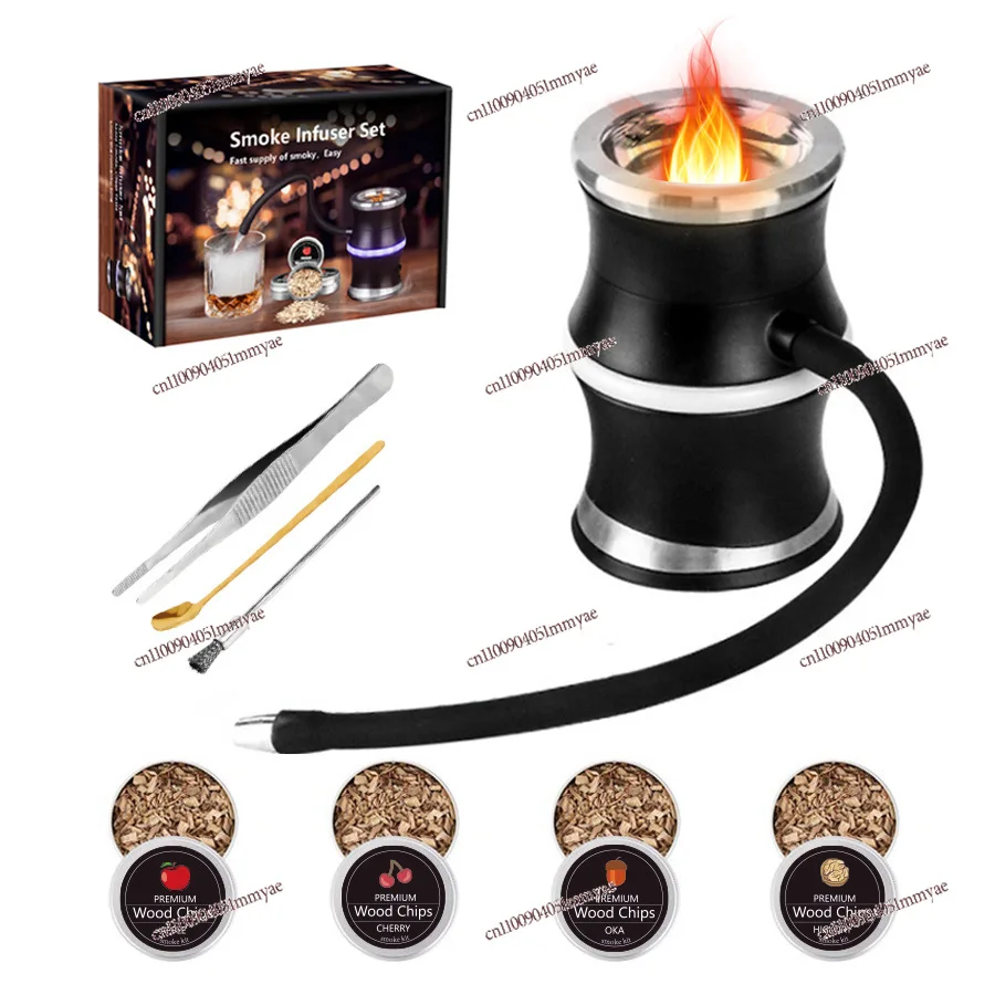 

Spot Electric Smoker Set USB Rechargeable Cocktail Portable Smoke Cover Color Box Set
