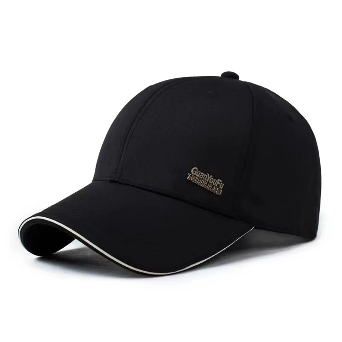 Unisex GuanYouFu Letter Label Baseball Caps Spring Autumn Outdoor Adjustable Casual Hats Sunscreen Hat