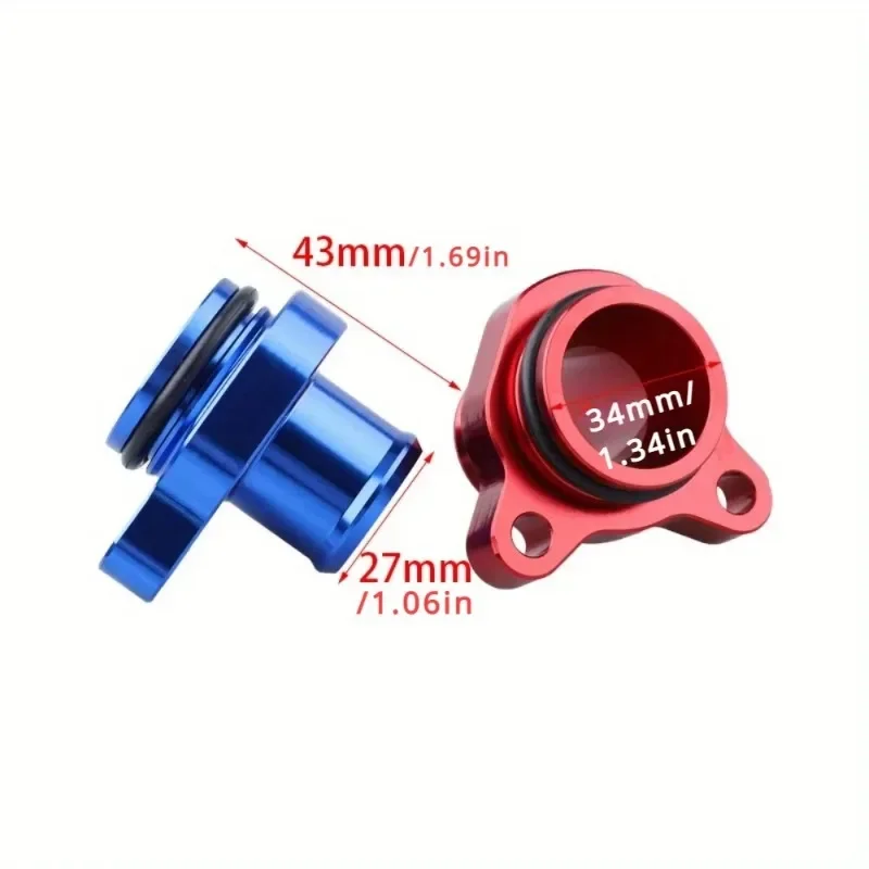 Upgrade Aluminum Coolant Hose Connector Replaces OEM 11537541992 11537544638 for BMW N54 335i Cooling System Replacement Part view 3