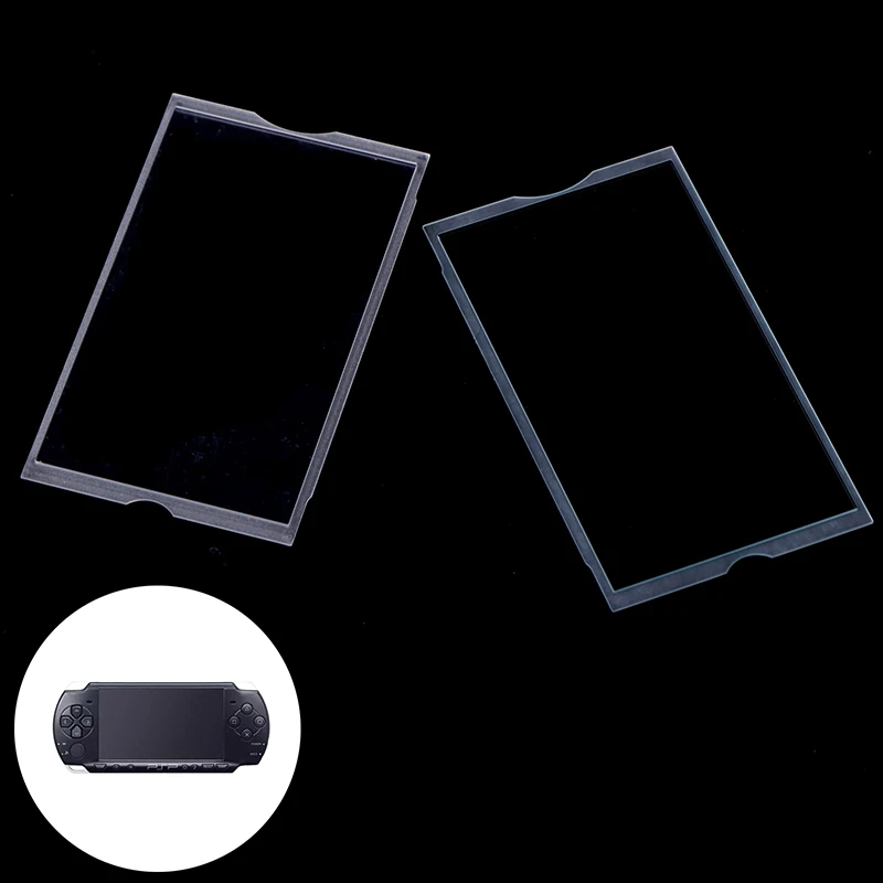 1PC For PSP Console Front Shell Cover Glass Len Replacement For PSP1000 2000 3000 LCD Screen Display Plastic Cover Len Panel