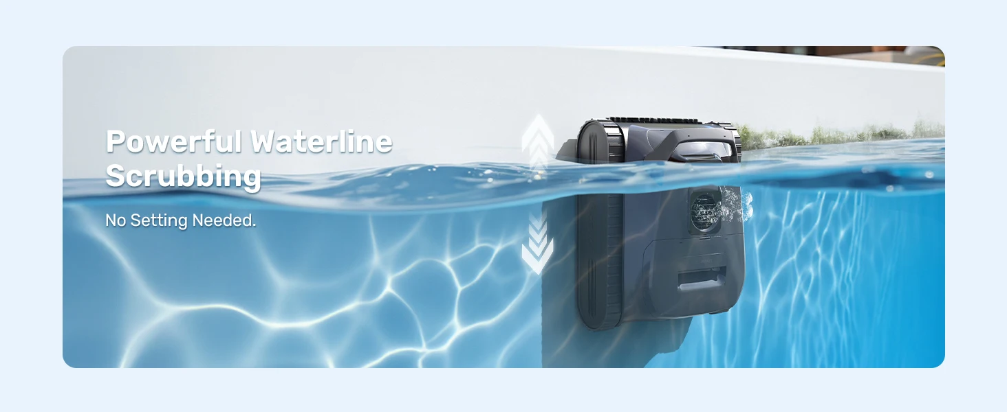 Powerful Waterline Scrubbing