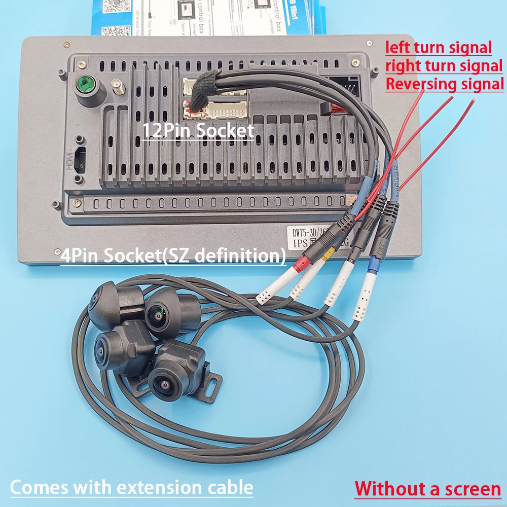 نظام وسائط متعددة للسيارة مع عرض محيطي ، كاميرا WDR ، رؤية ليلية واضحة ، نظام أندرويد ، وظيفة كاميرا مدمجة #6