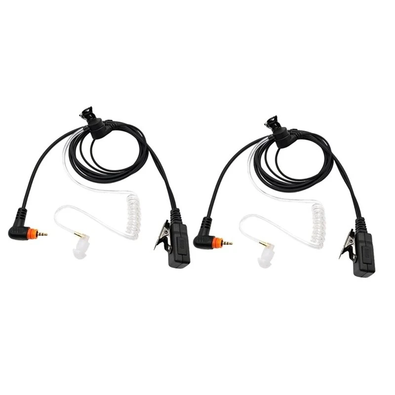 Best-For Motorola SL1M SL1K SL2M SL2K SL1600 SL300 Compatible 2PCS 3.5Mm 1Pin Radio Air Covert Acoustic Tube Earpiece Headset