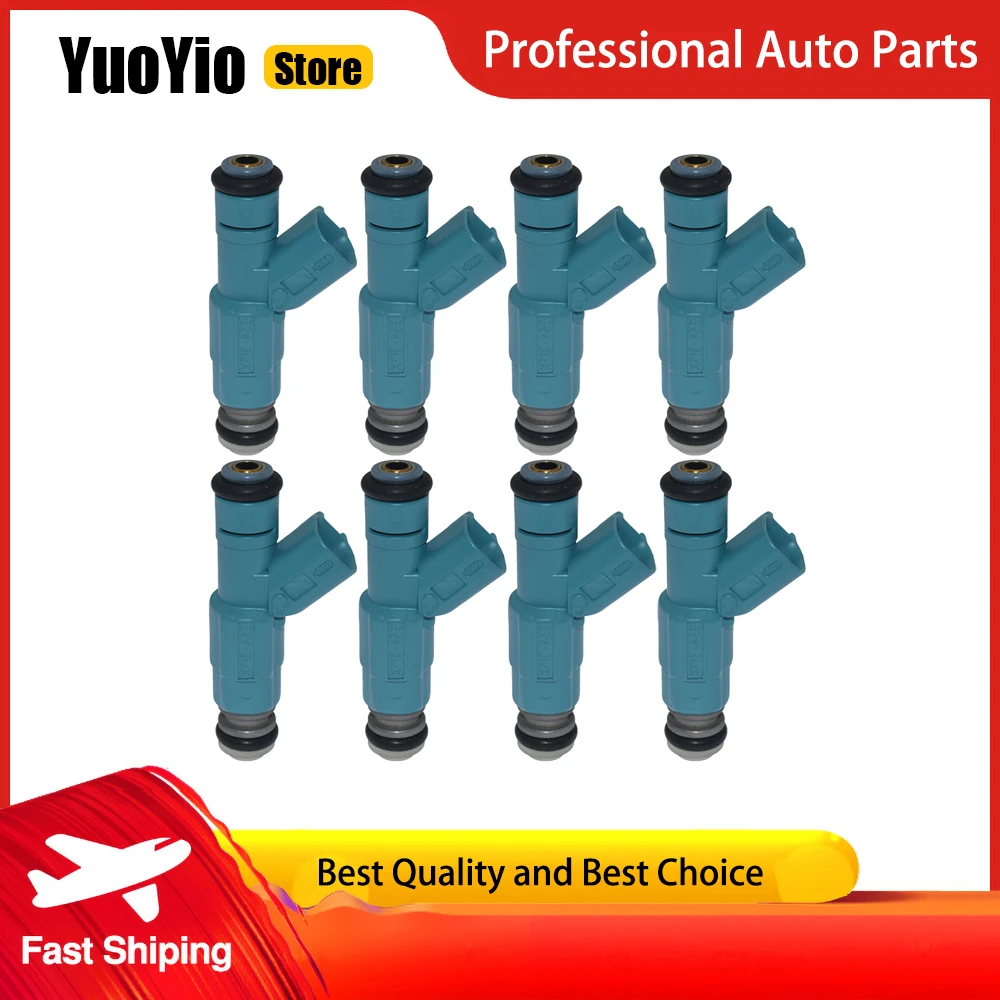 

YuoYio 8Pcs New Fuel Injection Nozzle 0280155715 For Chevrolet Camaro Ford F250 Pontiac Firebird And More