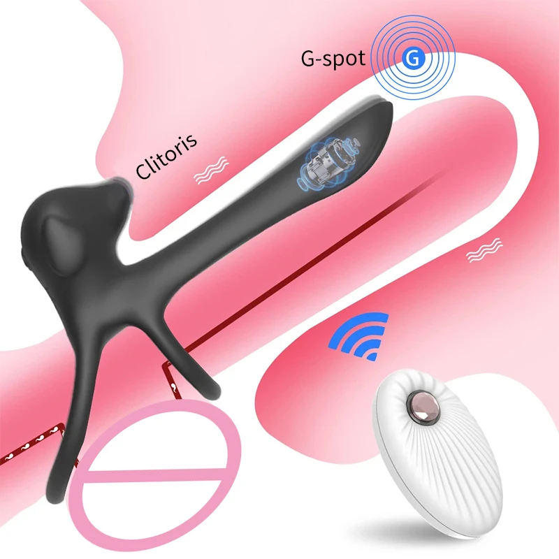 Penis Ring Vibrator Wireless Remote Control Sex Toys Cock Ring Delay Ejaculation Vaginal Massager Sex Tooys for Men Male Sexy 18