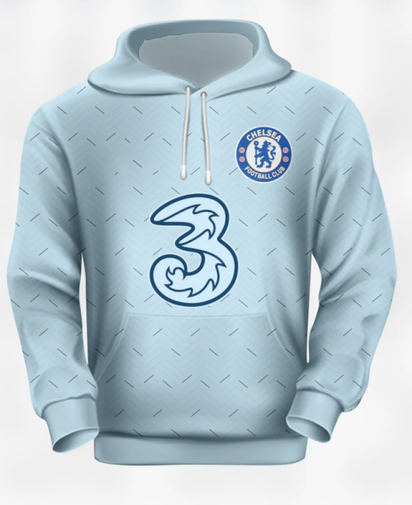 New Europe America Spring Autumn Winter Hoodie Football Sweater Chelsea Fan Outdoor Sports Comfortable Pullover Adult Children