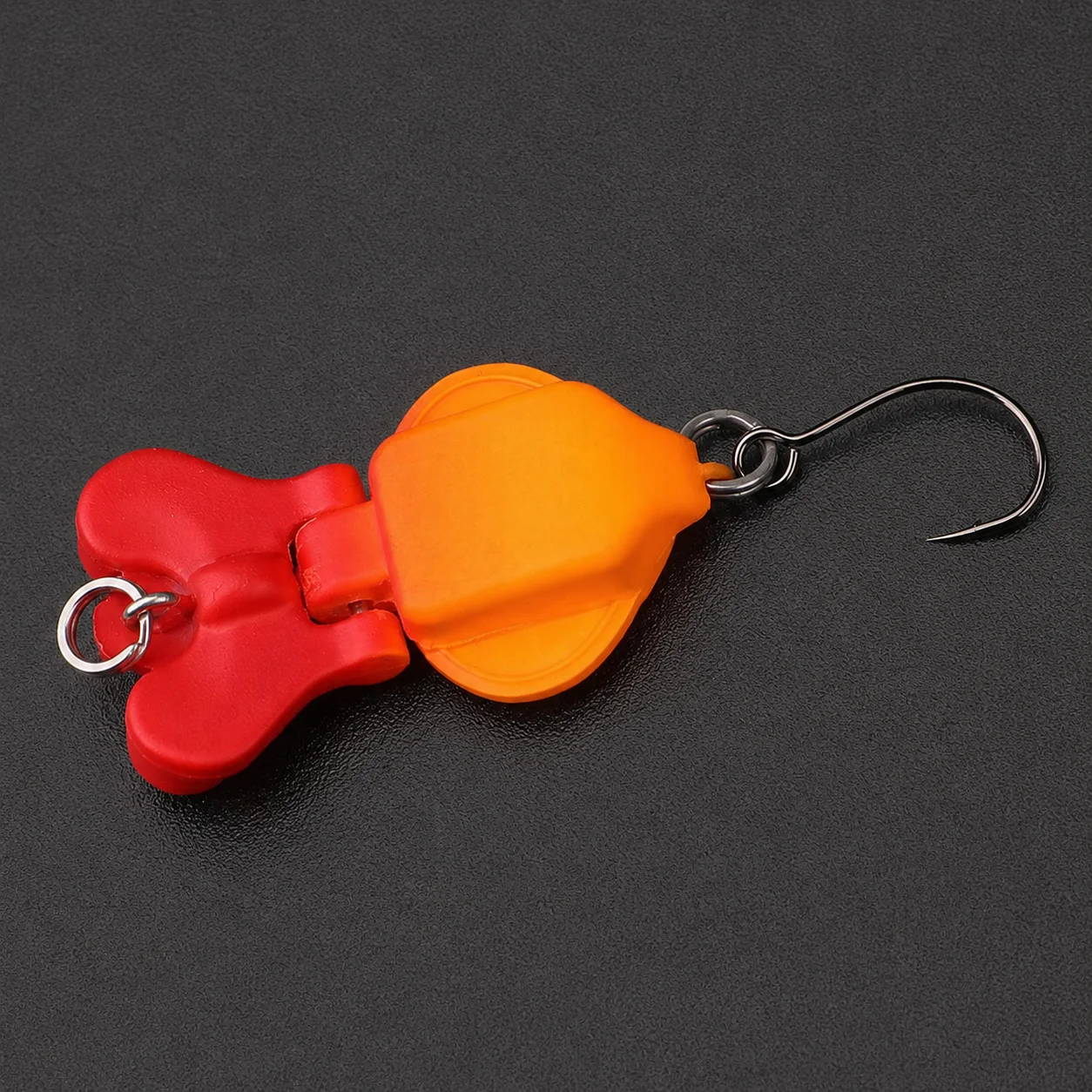 ZUKIBO Micro Dual-Section Angelköder Einzelhaken Hartköder Wolframperle S-Aktion Streamköder für Forelle, Barsch, Mandarin, Culter
