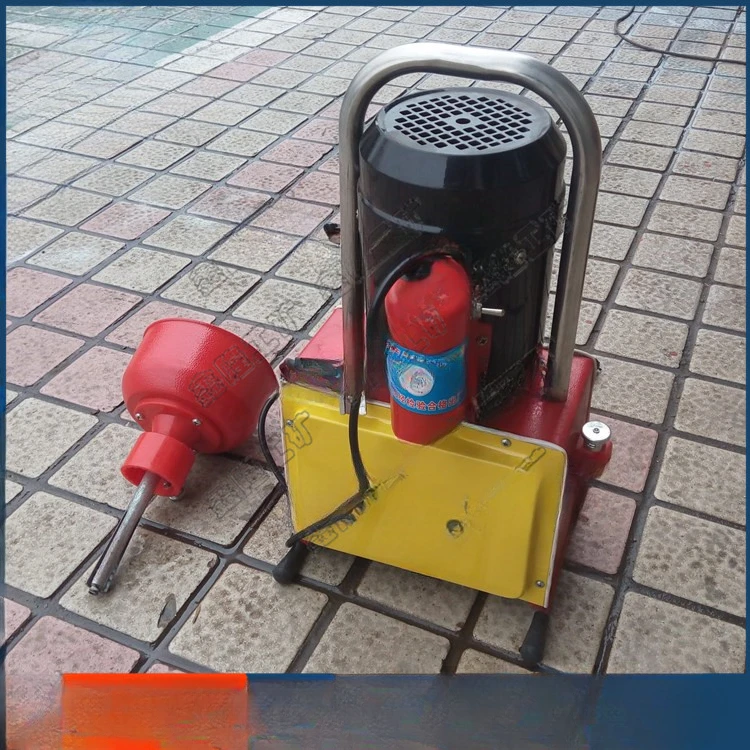 Gq100 Waterproof Electric Sewer Drain Machine Toilet Sewer Unblocking Machine Drain Machine Spring