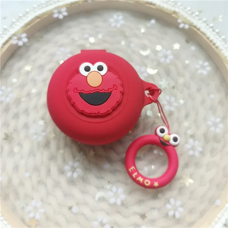 Новинка 2023 года, милые Мультяшные наушники для LG, без тона, FN7/FN6/FN5/FN4, оригинальные силиконовые наушники для LG с ремешком на палец