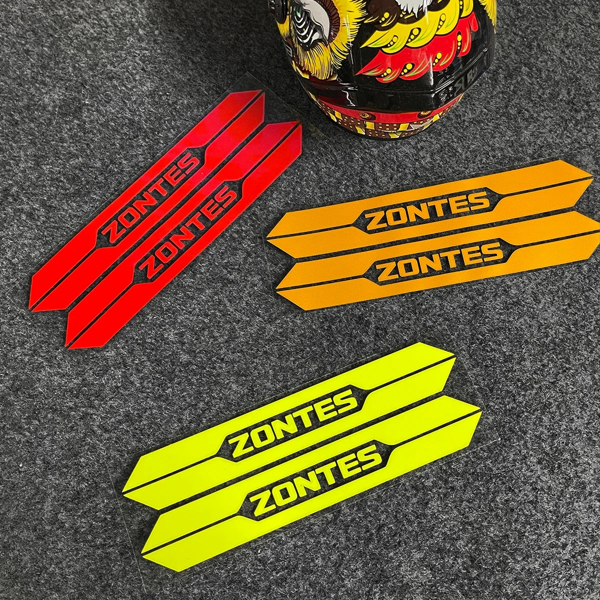 For Zontes 368G 703RR 703F Waterproof Vinyl Motorcycle Sticker Shock Absorber Lamp Eyebrow Decal Scooter Body Exterior Decor
