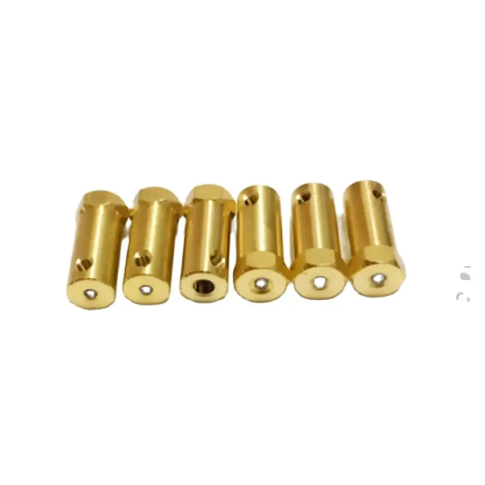 

Long Shaft Coupling Long 30mm Brass Hexagonal Coupling DC Motor Connector Model Accessories