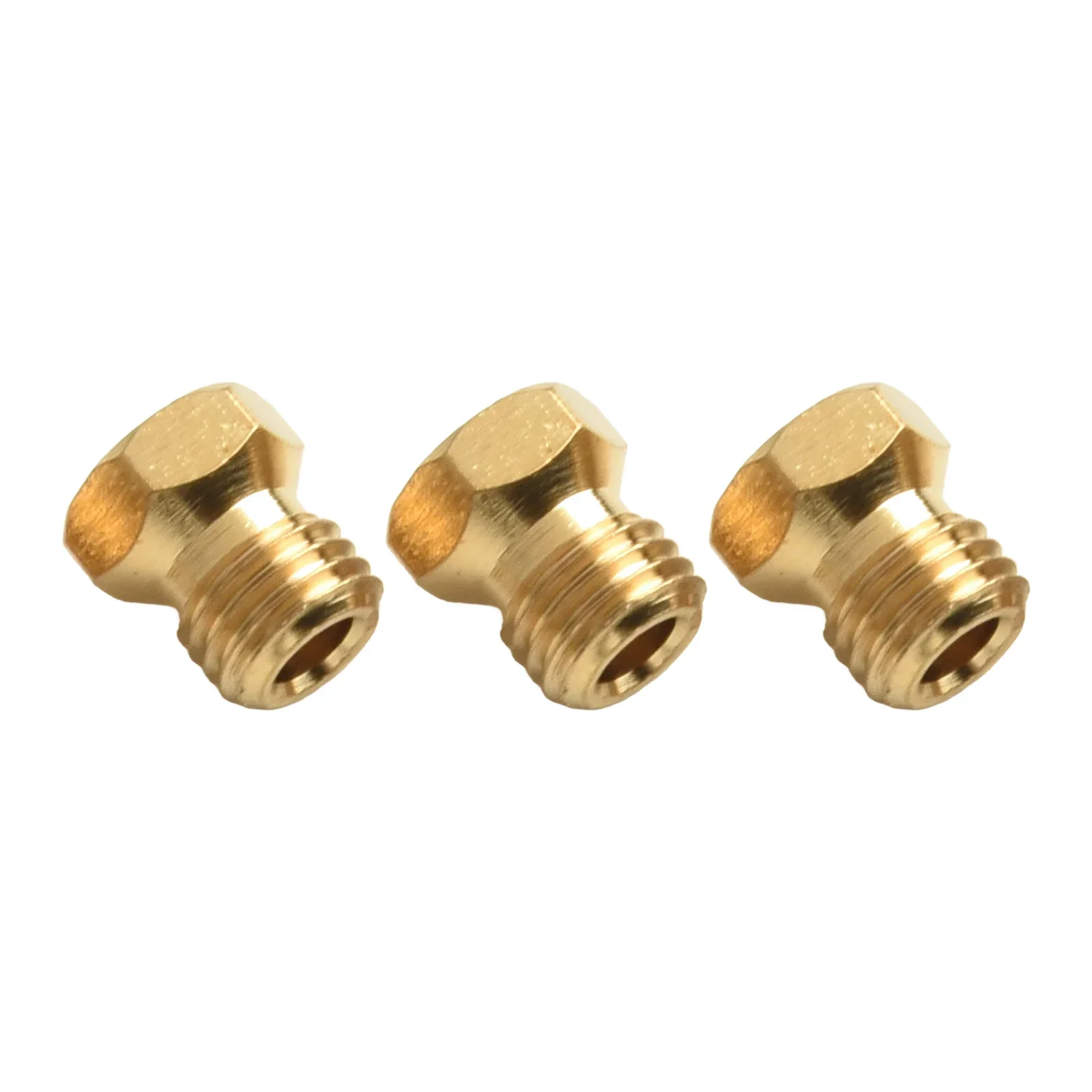 10pcs Brass Burner Nozzle M6*0.75 Thermal Propane Injector Conversion Kit Gas Injection Eva Nozzle For Cooking Water Heaters