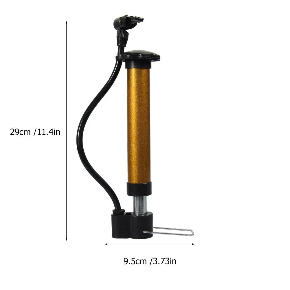 1 set Mini kit pompa bici durevole gonfiatore d'aria portatile per basket pompa a mano leggera sport bambini Montessori