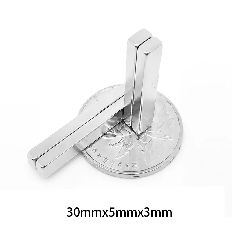 5~200PCS 30x5x3mm neodym magnetem uzavřít 30mm x 5mm x 3mm silná magnetem super sytý trvalý obdélník magnetem disk