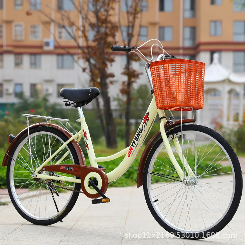 Women 24 Inch Lightweight City Commuter Bicycle Adult Student Friendly High-end Commuter Portable Bicycle Ride A Bicycle