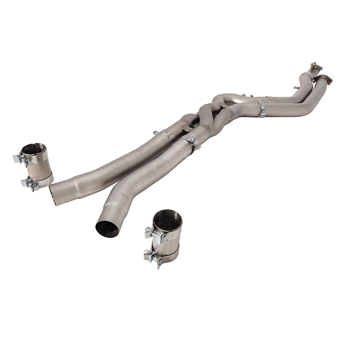 Ecnal Auspuff-Mittelrohr für BMW G80 M3 G82 M4 G87 M2 S58 3.0T Z-Rohr-Design 76mm/3 Zoll SS304 Sport-Auspuffanlage